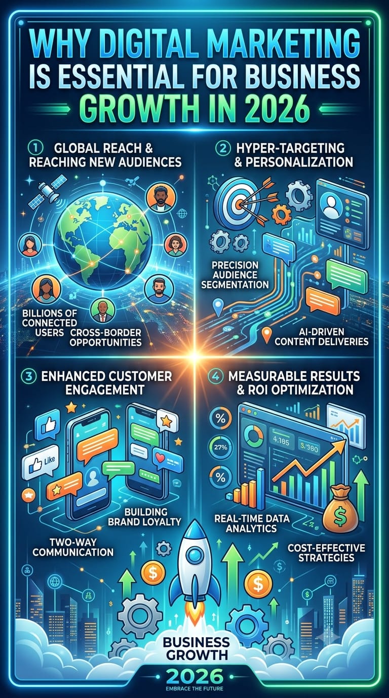 Why Digital Marketing Is Essential for Business Growth in 2026